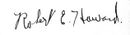 Robert E. Howard's signature