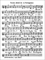 A Portuguesa music sheet (1957 official).gif
