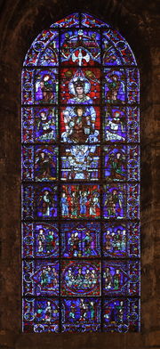 Chartres - cathédrale - ND de la belle verrière.JPG