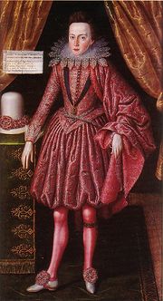 Prince Charles the Future Charles I by Robert Peake, 1613. (University of Cambridge).jpg