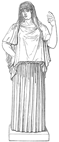 The Giustiniani Hestia in O. Seyffert, Dictionary of Classical Antiquities, 1894