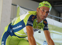 Basso at the 2009 Vuelta a Espana
