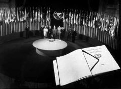 United Nations Charter with the Egyptian delegation at the signing ceremony in San Francisco.jpg