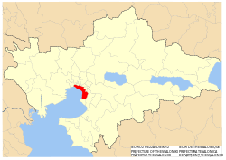 Dimos Thessalonikis - Thessaloniki Prefecture, Greece - political map - municipality level.svg