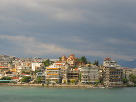 Chalcis' seafront