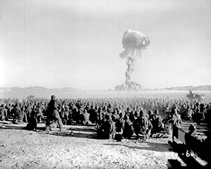 November 1951 nuclear test at Nevada Test Site.jpg