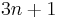3n+1