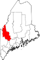 State map highlighting Franklin County