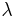 \lambda\ 